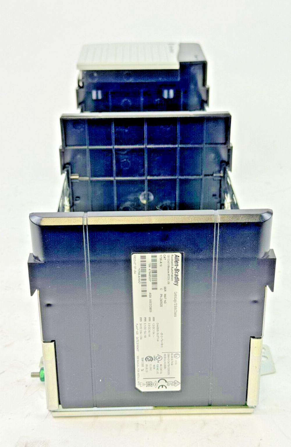ALLEN-BRADLEY - 1756-PB75 SER. B - CONTROLLOGIX 24 VDC POWER SUPPLY & 1756-A10/C
