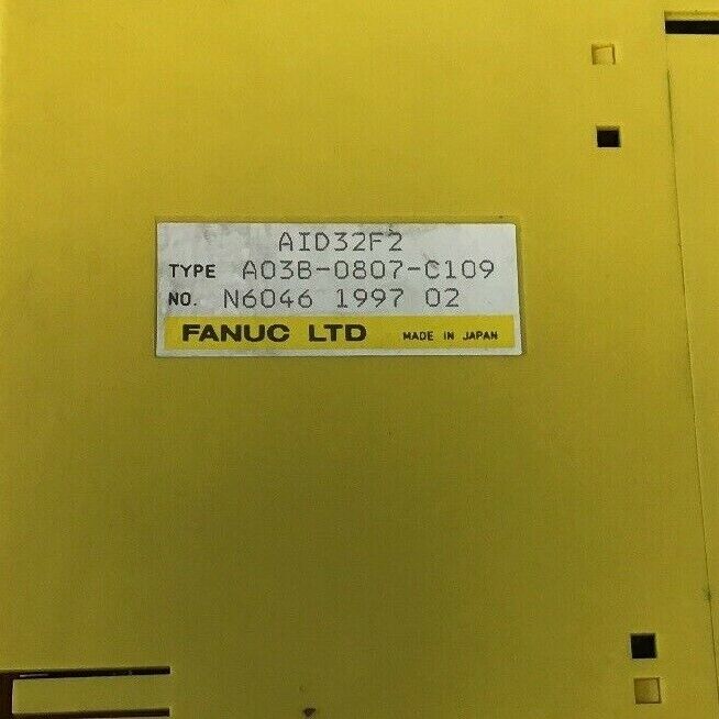 FANUC A03B-0807-C109 INPUT MODULE AID32F2 C42