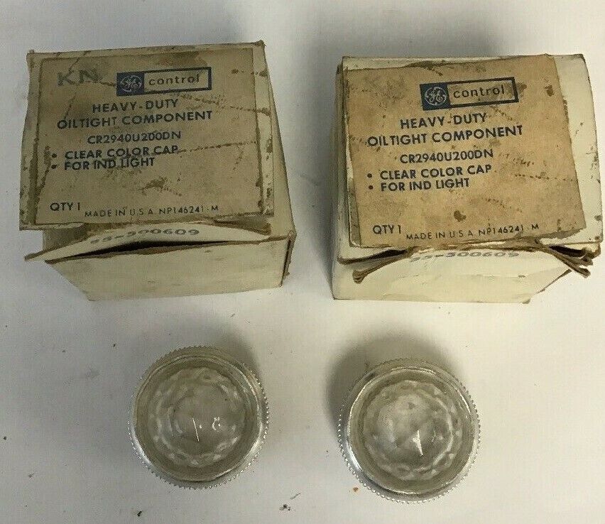 GENERAL ELECTRIC CR2940U200DN CLEAR COLOR CAP***LOTOF2***