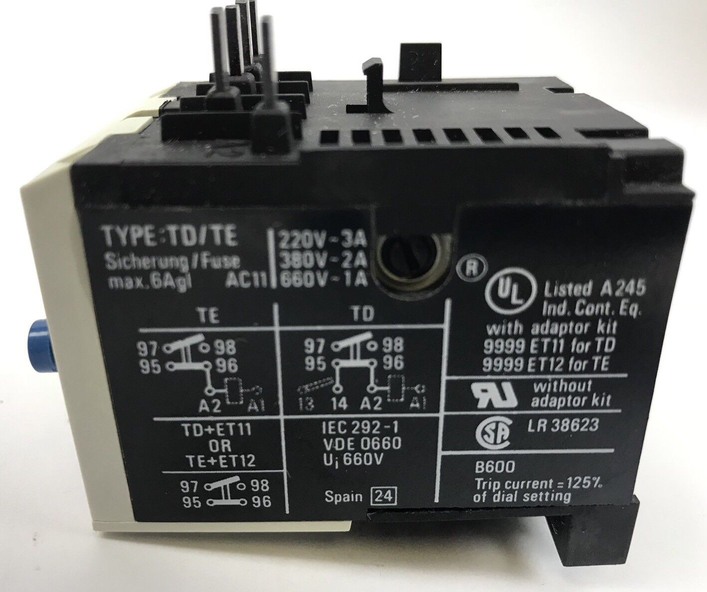 Square D 9065 TD 1.8 New In Original Box Thermal Overload Relay 1.8A-2.6A