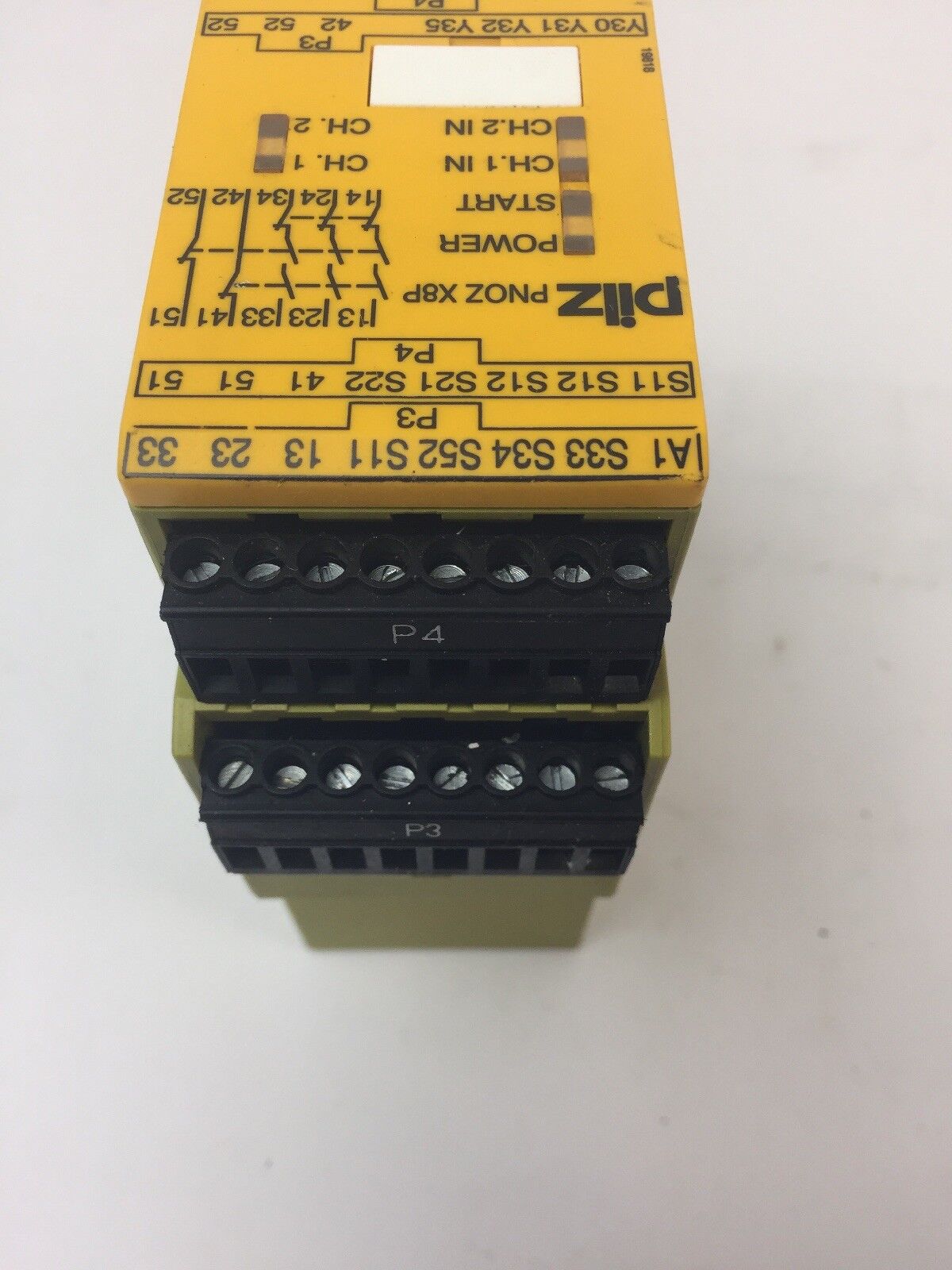 PILZ PNOZ X8P 24 VDC 3N/O 2N/C 2SO SAFETY RELAY 24 VDC