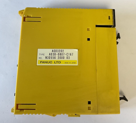 FANUC A03B-0807-C167 OUTPUT MODULE AOD32D2