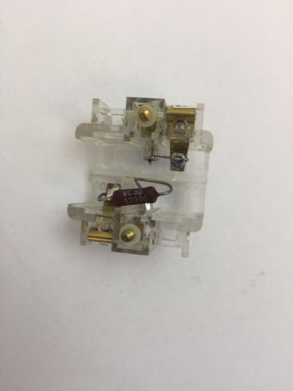 GOULD H33RB120B PILOT LIGHT RESISTOR BASE (BOX OF 25)