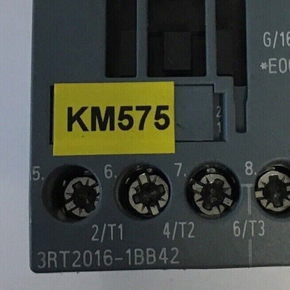 SIEMENS 3RT2016-1BB42 CONTACTOR 50/60HZ 690V