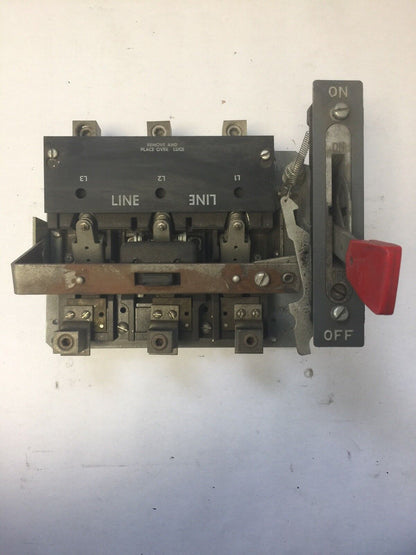 GE THMF3400 DISCONNECT SWITCH 3 POLE