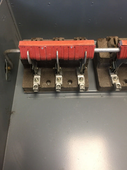 SQUARE D H81643ND NON FUSIBLE SAFETY SWITCH SERIES A2 100A 600VAC 60HP 6 POLE