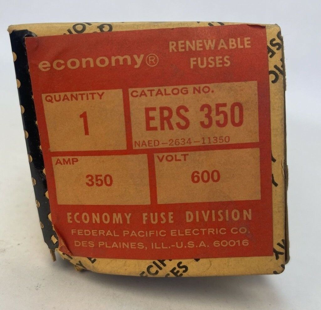 ECONOMY ERS 350 RENEWABLE FUSE 350AMP 600V