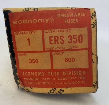 ECONOMY ERS 350 RENEWABLE FUSE 350AMP 600V