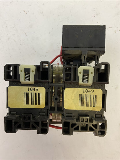 ALLEN BRADLEY REVERSING STARTER (100-A09ND3 COIL 120V + 193-BSB 16 1.0-1.6A)
