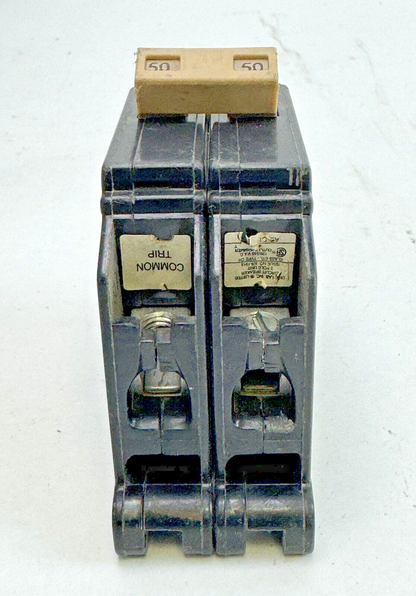 CUTLER-HAMMER - CH250 - COMMON TRIP CIRCUIT BREAKER - 50A, 2 POLE, 120/240 VAC