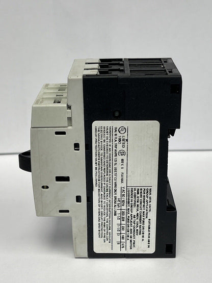 SIEMENS - 3RV0011-1FA10 - Motor breaker; 1.5kW; 220÷690VAC; DIN; Sht Cir Rel 65A