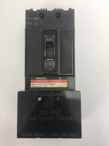 WESTINGHOUSE F3040PV TRI-PAC DE-ION CIRCUIT BREAKER 40AMP 600VAC 3 POLE