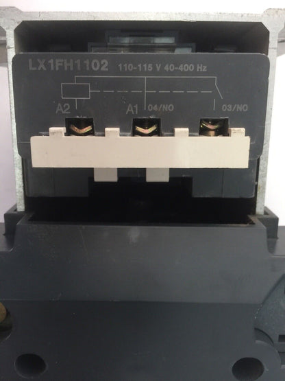 TELEMECANIQUE LC1F330 CONTACTOR 600VAC 250HP 370A LX1FH1102 110-115V 40-400HZ