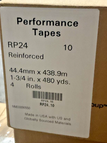 INTERTAPE RP24 PERFORMANCE TAPE REINFORCED 1-3/4 IN X 480YDS **BOX OF 4 ROLLS**