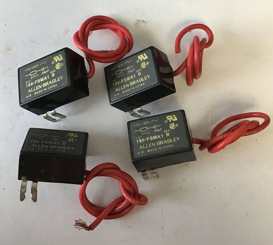 ALLEN BRADLEY 199-FSMA1 SURGE SUPRESSOR SER.B 110-120VAC ***LOTOF4***