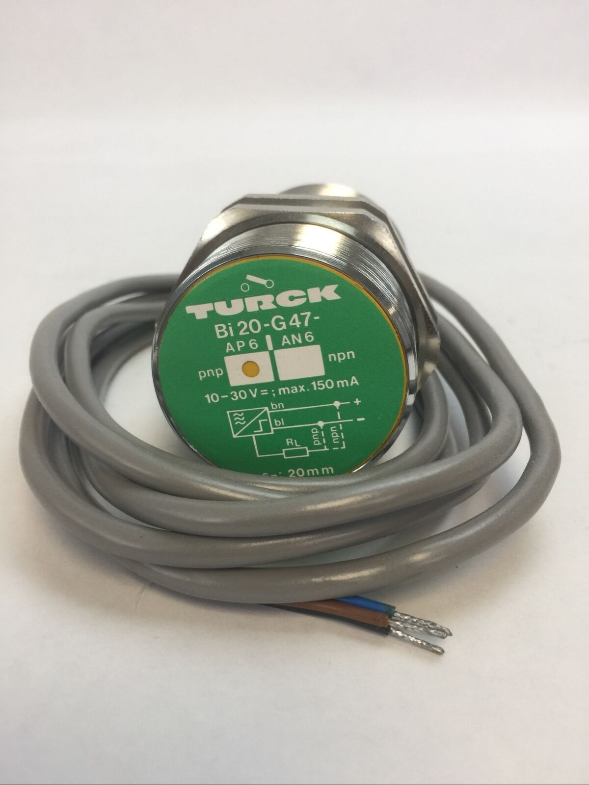 TURCK BI20-G47-AP6 PROXIMITY SENSOR 10-30VDC 150mA