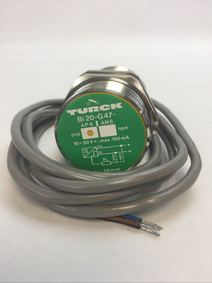 TURCK BI20-G47-AP6 PROXIMITY SENSOR 10-30VDC 150mA