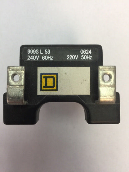 SQUARE D 9998 L53 COIL 240V 60HZ 220V 50HZ