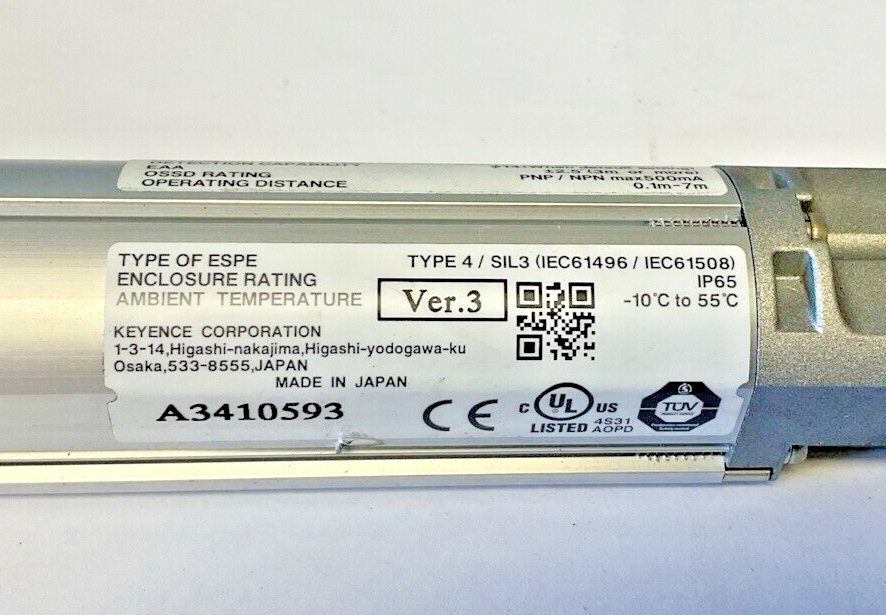 KEYENCE SL-V23F-R RECEIVER  24VDC 78MA CLASS2