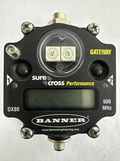 BANNER DX80P9T6S-P GATEWAY SURE CROSS PERFORMANCE 900MHz