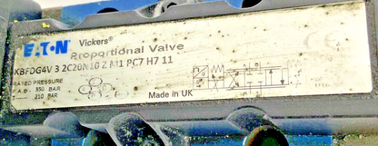 EATON VICKERS KBFDG4V32C20N10ZM1PC7H711  PROPORTIONAL VALVE 350/210BAR