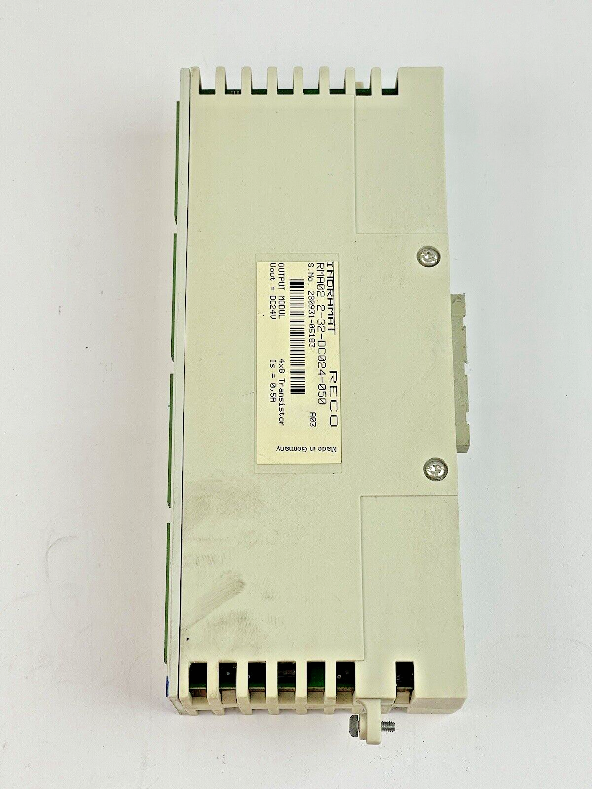INDRAMAT - REXROTH - RMA02.2-32-DC024-050 - OUTPUT MODULE -DC24V, 4X8 TRANSISTOR
