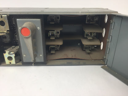 ZINSCO QSFT353B TWIN PANELBOARD FUSIBLE 30AMP 600VAC 3 POLE 7 1/8 HP