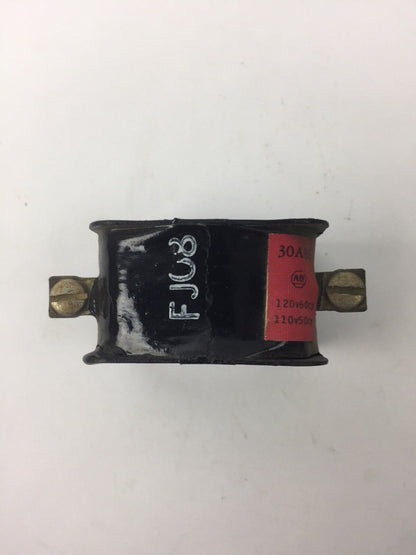Allen Bradley 30A86 Coil, 120V 60Cy/ 110V 50Cy.  NEW