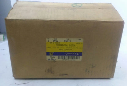 SQUARE D , DIFFERENTIAL PRESSURE SWITCH , 9012, AGW-1, SERIES B