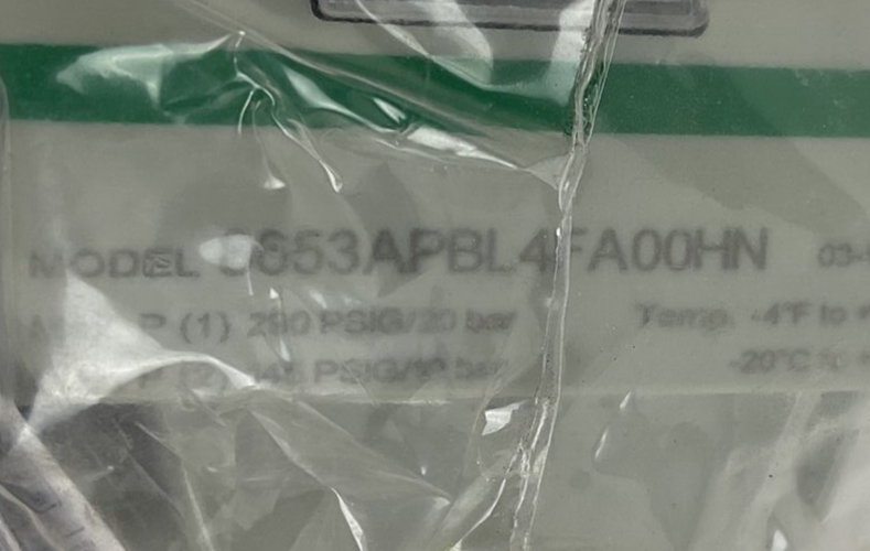 ASCO 8653APBL4FA00HN PARTICULATE FILTER/REGULATOR