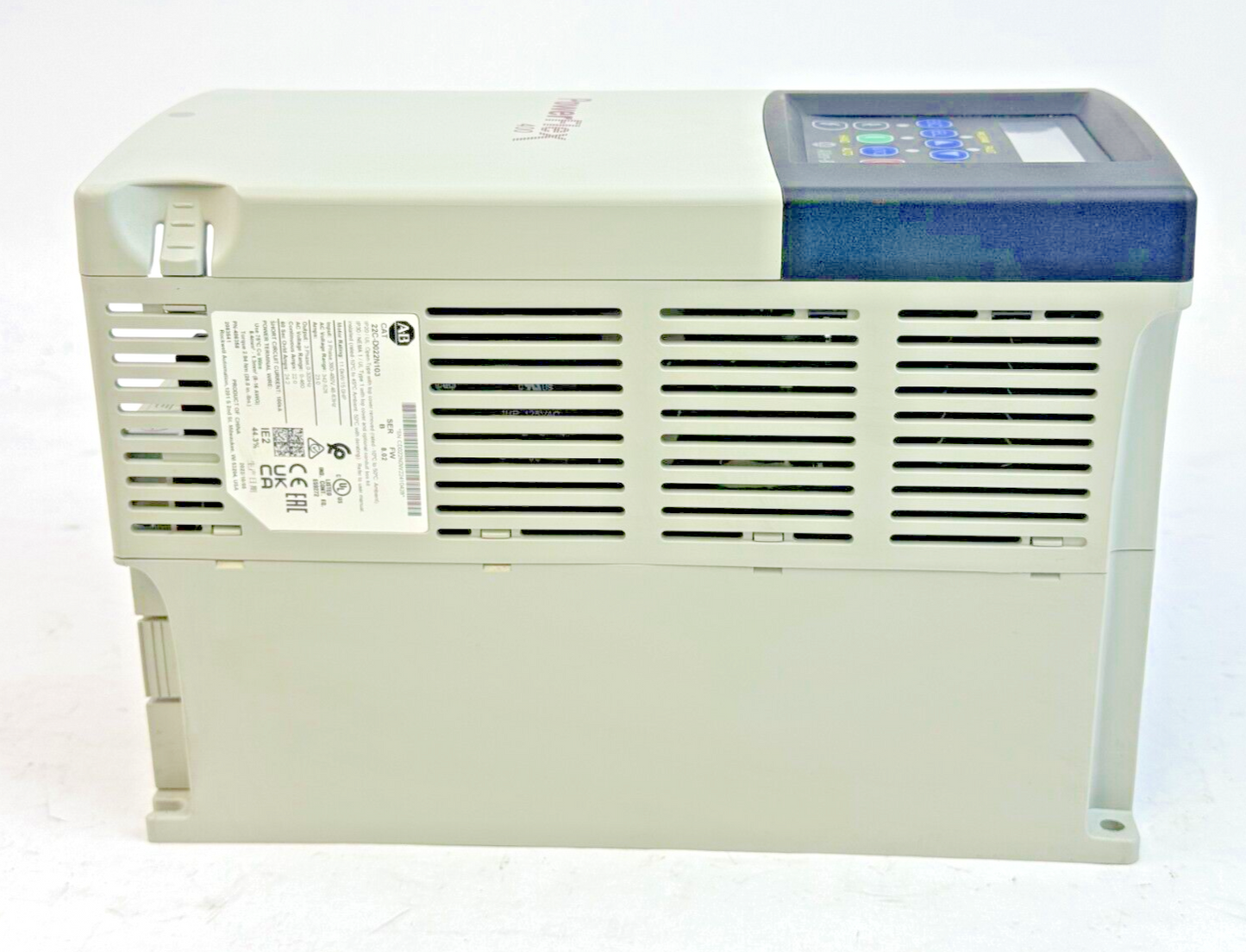 ALLEN-BRADLEY - 22C-D022N103 SER. B FRN 8.02 - POWERFLEX 400 - OUTPUT 0-460VAC