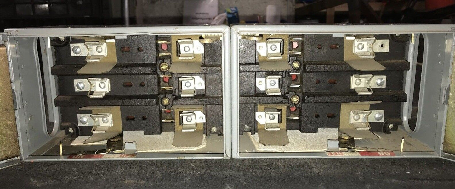 Square D QMB-3603-T ser. 2 Saflex twin unit 30amp 3-pole 600VAC QMB3603T