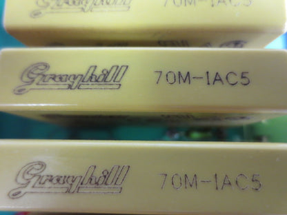 GRAYHILL 70MRCK24-HS 24-CHANNEL MINI I/O RACK w/ 8 OUTPUT, 5 INPUT RELAY MODULES