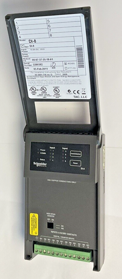 SCHNEIDER ELECTRIC DI-8 DIGITAL INPUT MODULE 28VDC 0.8W