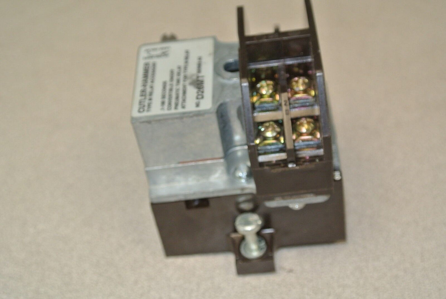 CUTLER-HAMMER D26MTE / TYPE M PNEUMATIC TIMER ATTACHMENT - ON DELAY