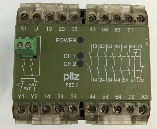 Pilz PZE 7 474050 Safety Relay 24VDC
