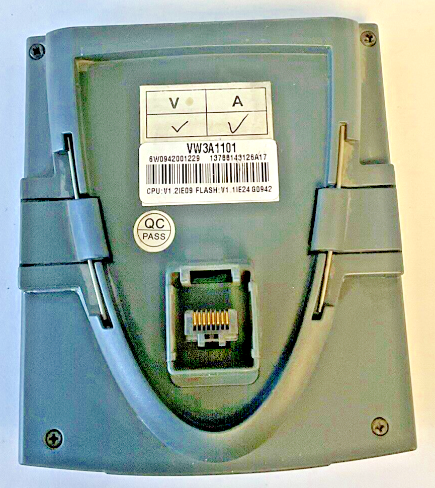 SCHNEIDER ELECTRIC VW3A1101 TERMINAL DISPLAY CPU-V1.2IE09 FLASH-V1.1IE24G0942