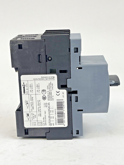 SIEMENS - 3RV2011-1AA10 - CIRCUIT BREAKER / MOTOR PROTECTOR