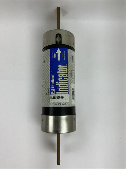LITTELFUSE FLSR 500 ID INDICATOR FUSE 75-600VAC 300VDC 500A CLASS RK5 TIME DELAY
