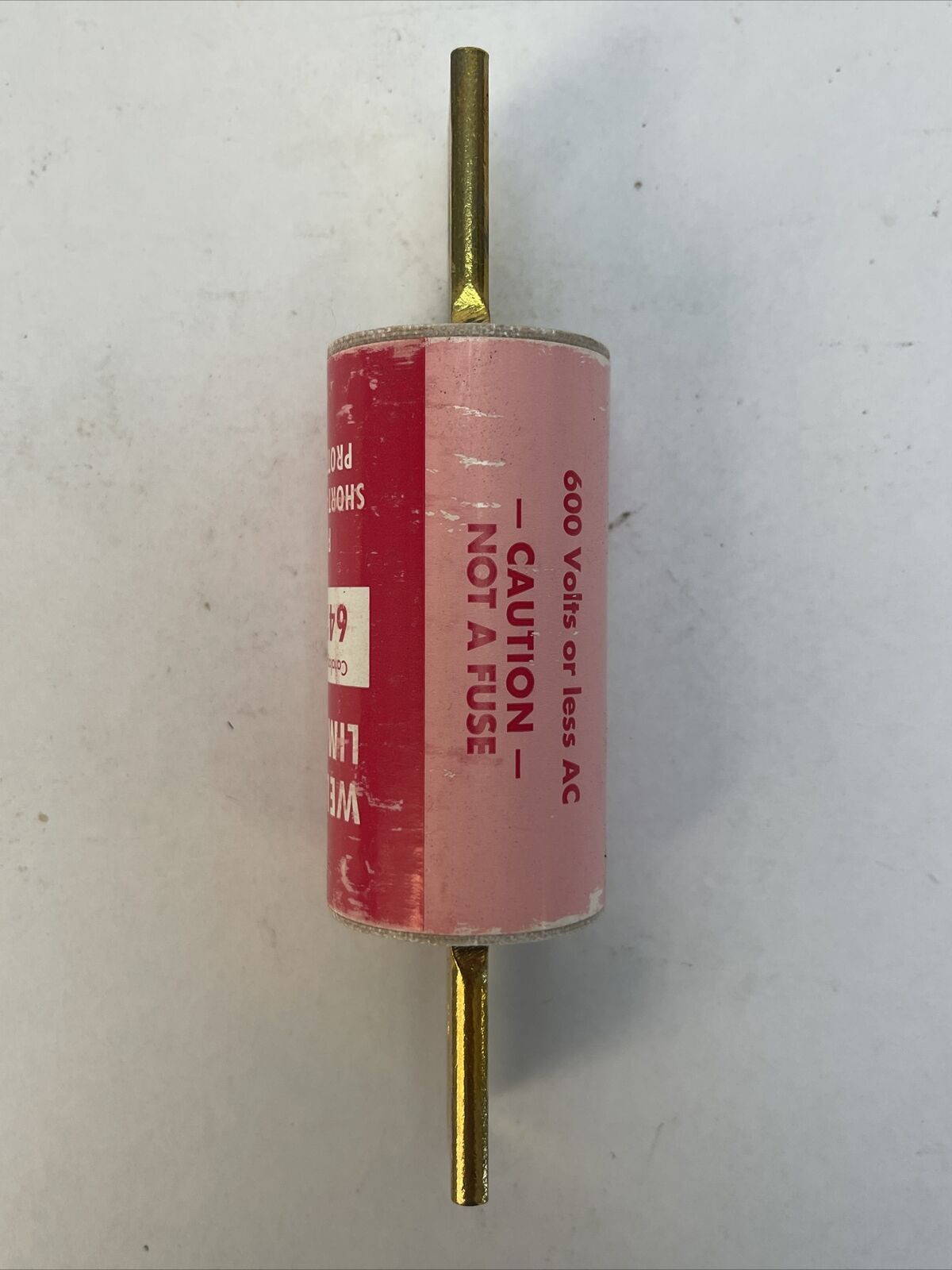 BUSSMANN 64200 WELDER LIMITER FOR SHORT CIRCUIT PROTECTION FUSE 600VAC