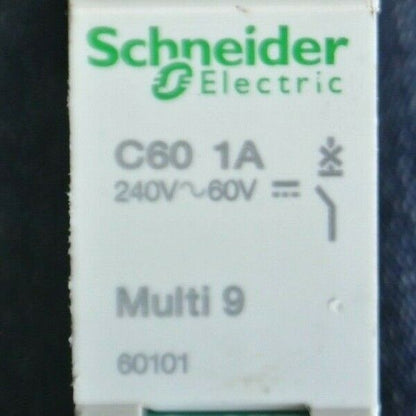 SCHNEIDER ELECTRIC MULTI 9 CIRCUIT BREAKER C60 / 1A / 240VAC / 1 POLE