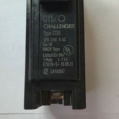 CHALLENGER C130 120/240VAC TYPE HCAR 1POLE ***LOTOF5***