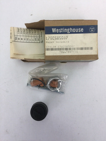 WESTINGHOUSE 176C585G07 RESET ASSEMBLY