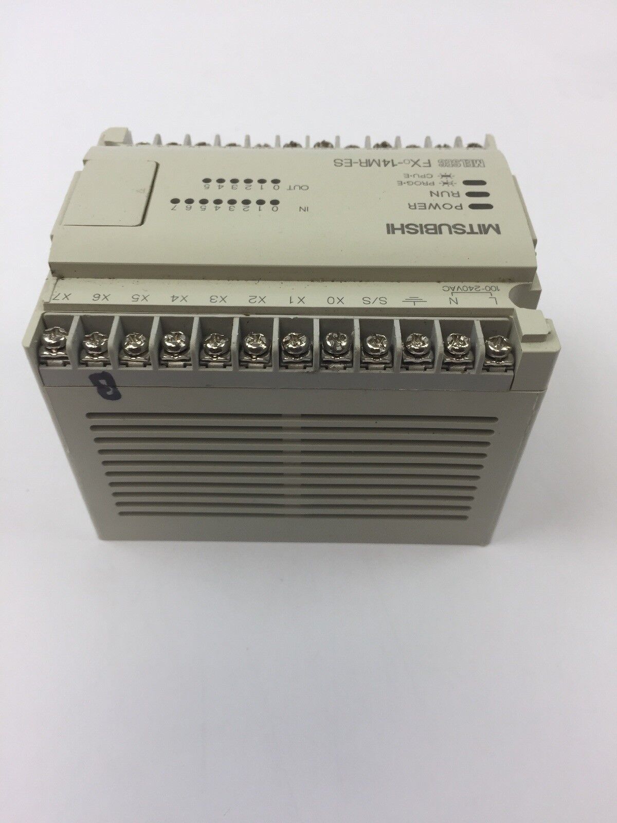 MITSUBISHI FXO-14MR-ES/UL PROGRAMMABLE CONTROLLER 2A 240VAC RESISTIVE LOAD