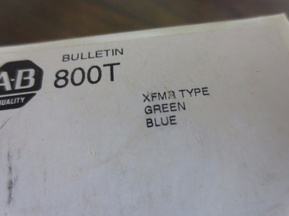 ALLEN-BRADLEY 800T-N52XRXG - XFMR 30mm CLUSTER PILOT LIGHT CAP - NEW SURPLUS