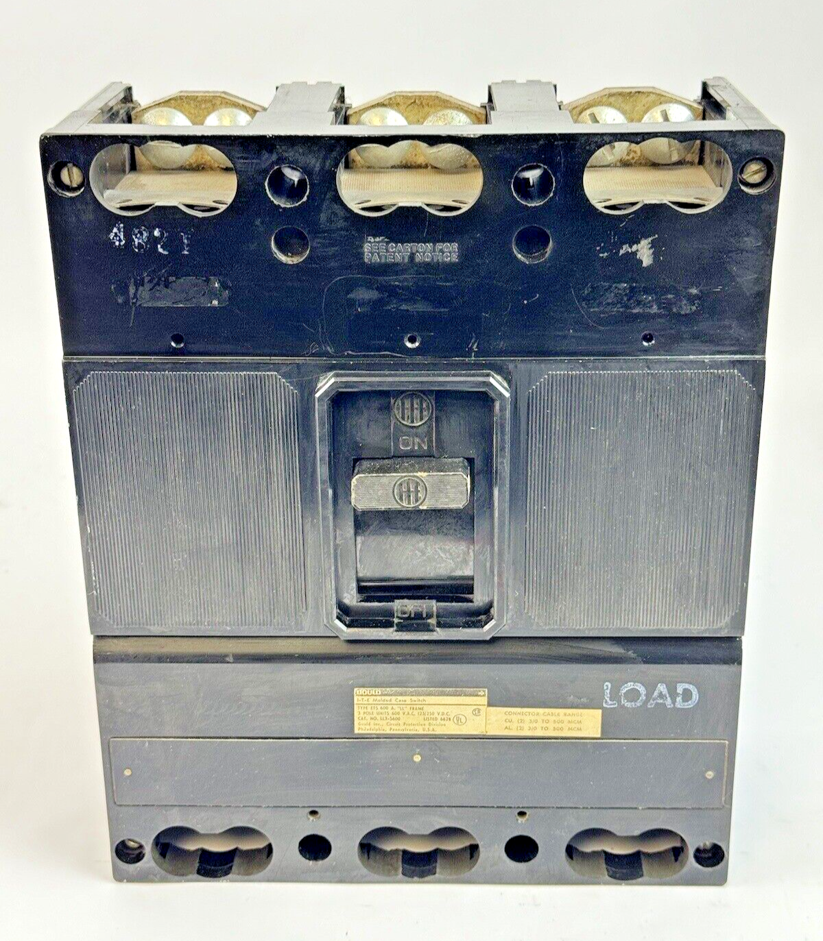 ITE - LL3-S600  - MOLDED CIRCUIT BREAKER -3 POLE/600 A/600 VAC, ET-600 LL FRAME