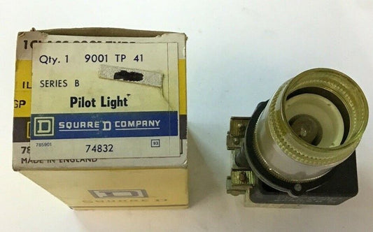 SQUARE D 9001 TP41 SER.B PILOT LIGHT  W/O LENS