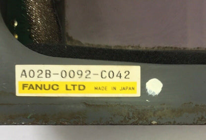 FANUC A02B-0092-C042 SERIES O-M FRONT PANEL WITH KEYBOARD