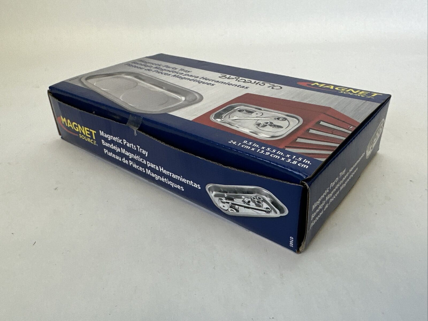 MAGNET SOURCE 9.5 IN. X 5.5 IN X 1.5 IN MAGNETIC PARTS TRAY
