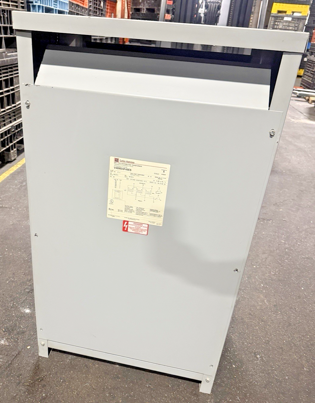 CUTLER HAMMER V48M24F49ES TRANSFORMER 150KVA 3PH 480DELTA-240DELTA  SER.A